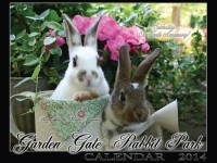 Garden Gate Rabbit Park Calendar 2014!