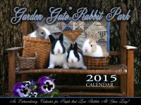 Garden Gate Rabbit Park Calendar 2015